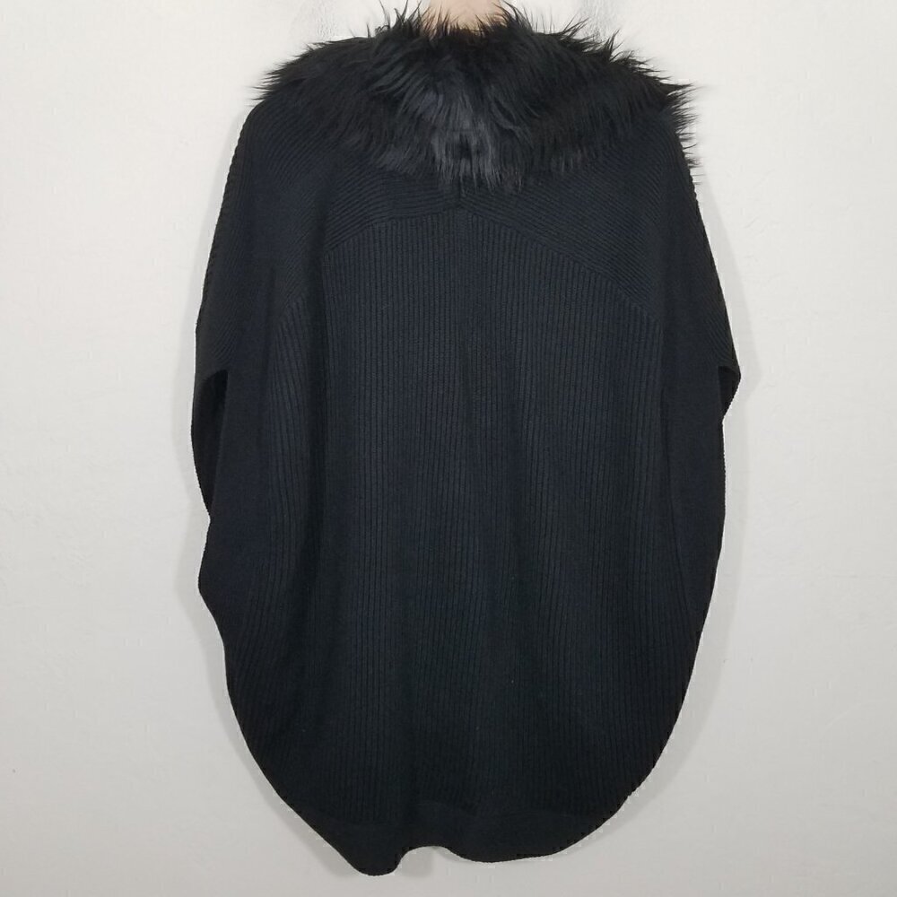 NWT MICHAEL Michael Kors Zip-Up Sleeveless Sweater Black Size 1X - Picture 5 of 8